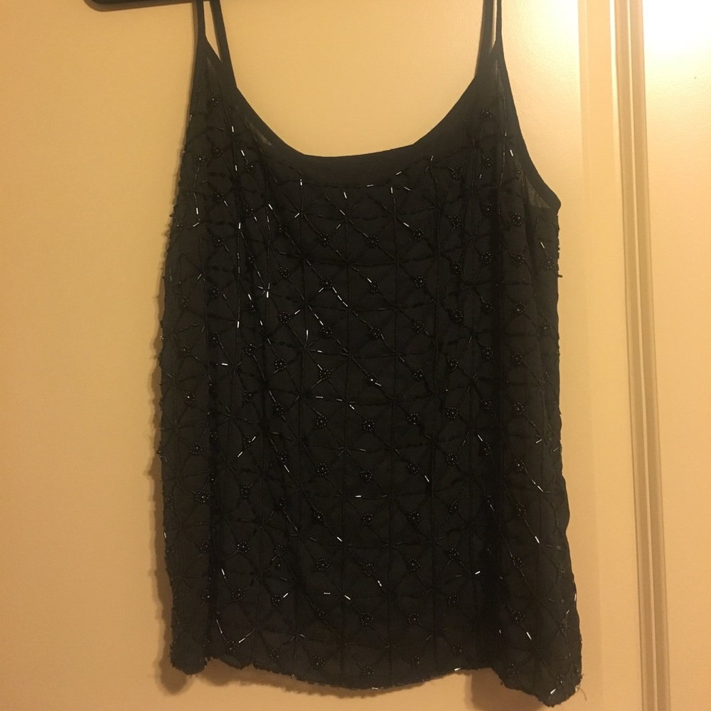 Black Sequin Tank