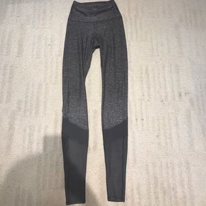 Lululemon leggings Grey mesh