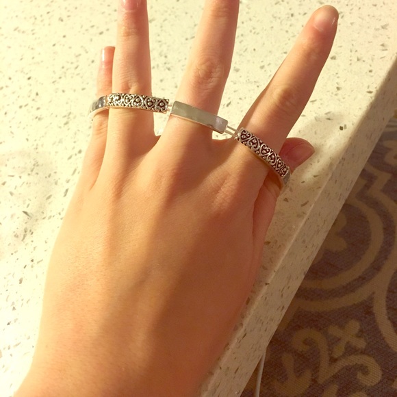 Silver Detailed Bracelet ◽️⬜️◽️ - Picture 5 of 6