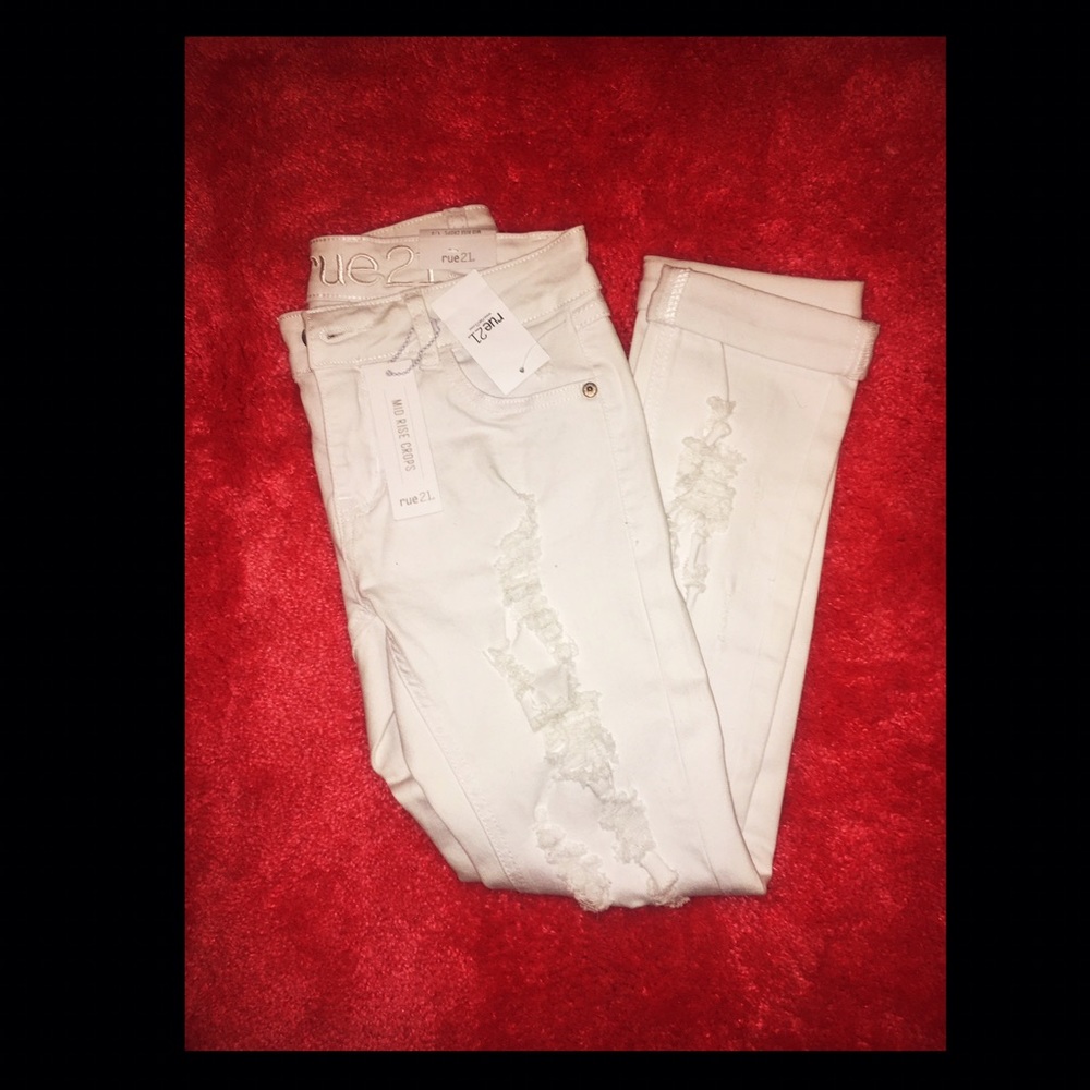 White Ripped Jeans