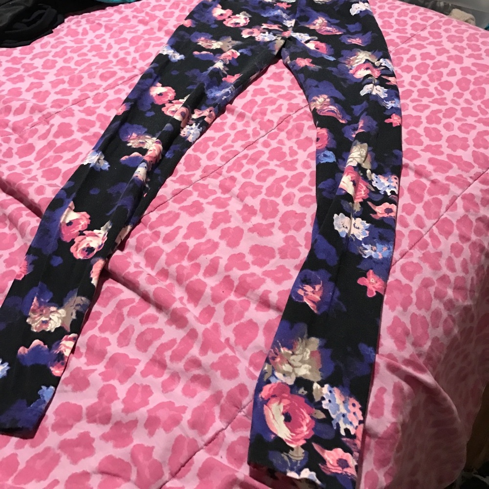 Floral leggings