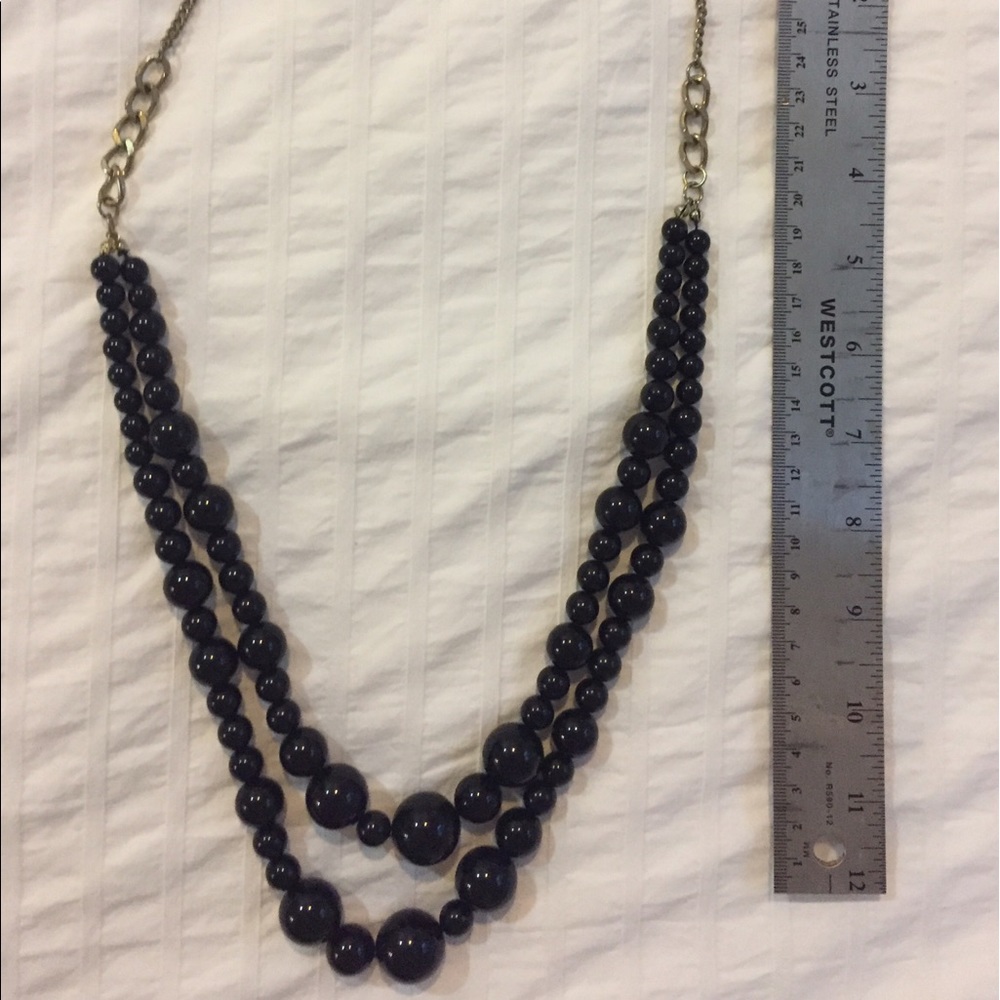 Set of Black Beaded Strands
