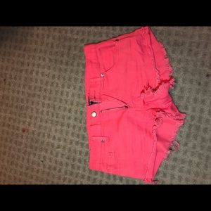 Pink cut off shorts size 26