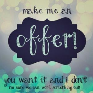 LOVE THE ITEM BUT NOT THE PRICE? MAKE AN OFFER :)