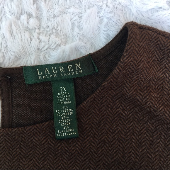 RALPH LAUREN • Peplum Top in Herringbone - Picture 2 of 8