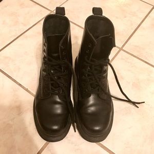 Dr. Martens for Madewell black boots