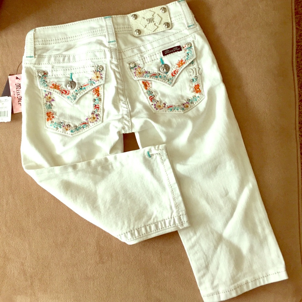 Miss Me off white NWT capris