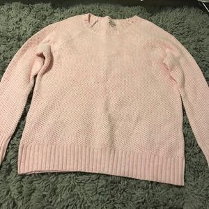 Pink knit sweater
