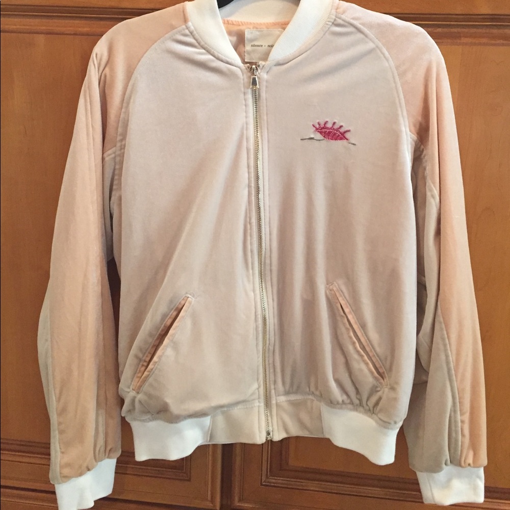 Urban Outfitters Velvet Mermaid Bomber Jacket - Picture 5 of 8