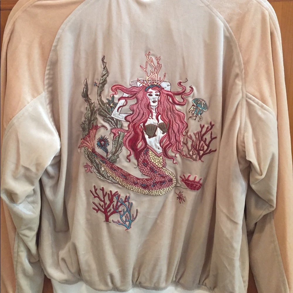 Urban Outfitters Velvet Mermaid Bomber Jacket - Picture 8 of 8