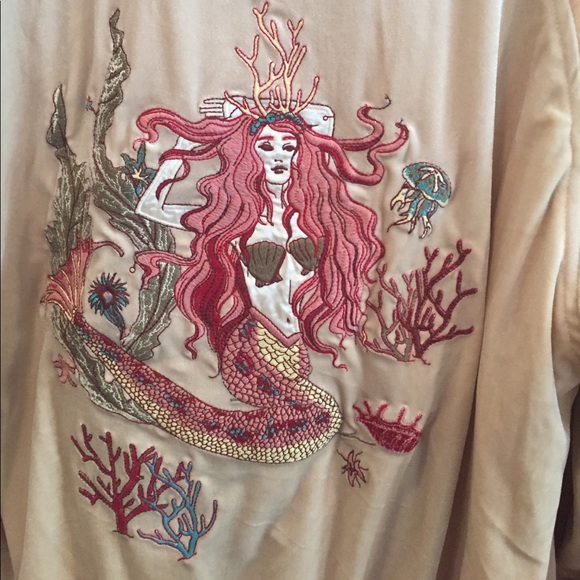 Urban Outfitters Velvet Mermaid Bomber Jacket - Picture 7 of 8