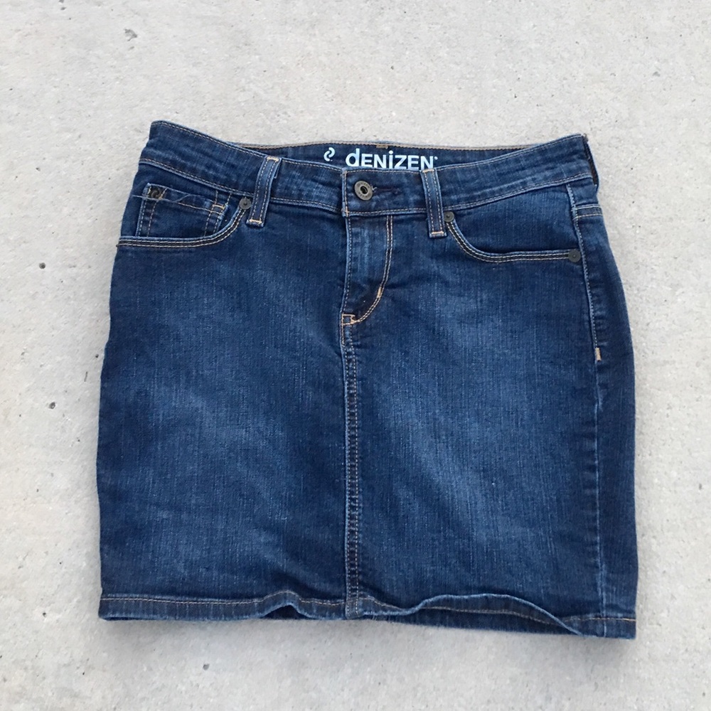 Denizen by Levi Blue Denim Jean Skirt Midi