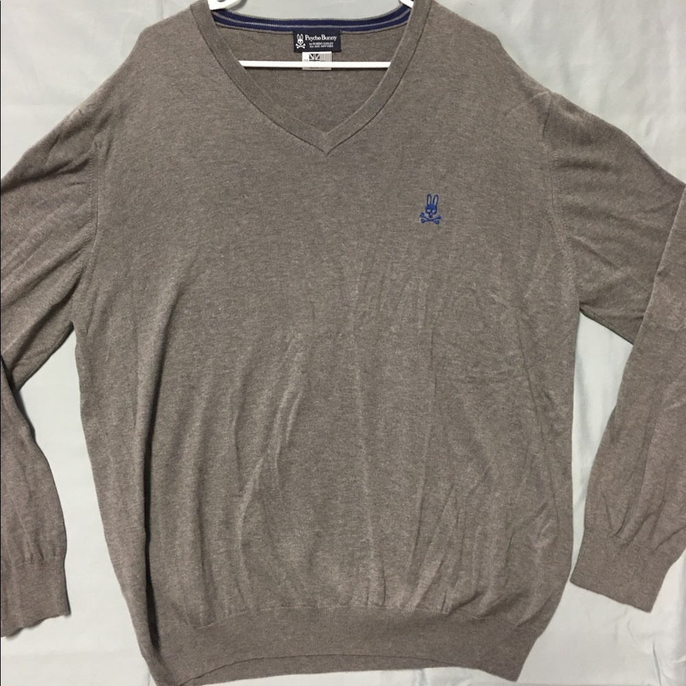 Psycho bunny gray XXL cardigan