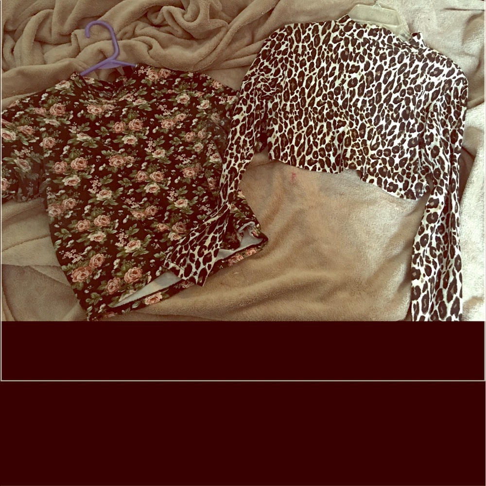 Charlotte Russe and forever 21 crop tops