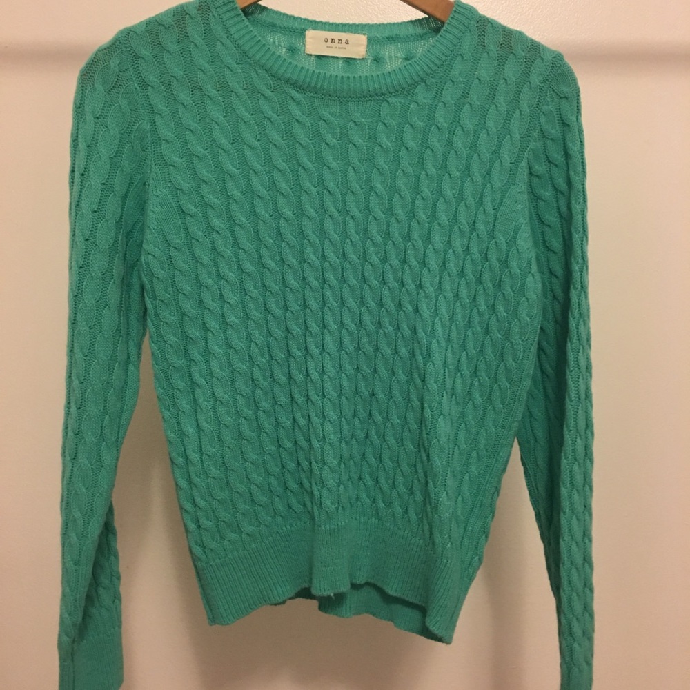 Brand new basic Teal (Tiffany blue) knitwear