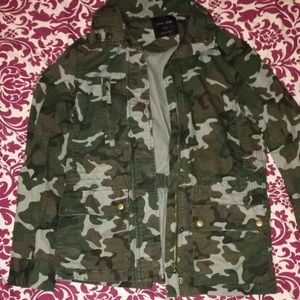 Forever 21 camo utility jacket