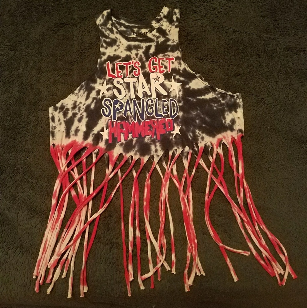 Patriotic muscle tank