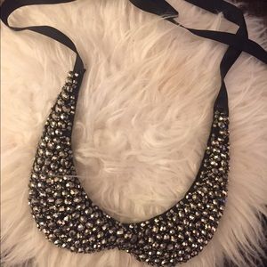 Sparkle bib necklace