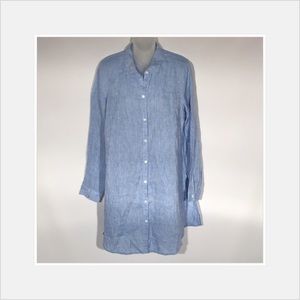 NWT Linen shirt dress