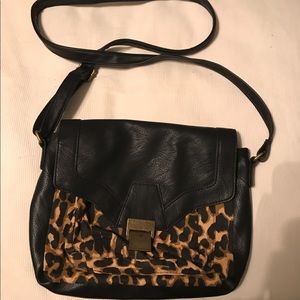Xhilaration Cross body Bag Leopard Print