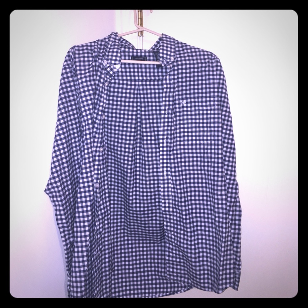 Docker's Checkered Button Down