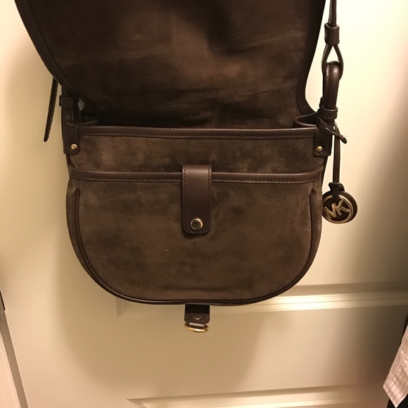 Brand new brown suede/leather Micheal Kors purse - Picture 4 of 6