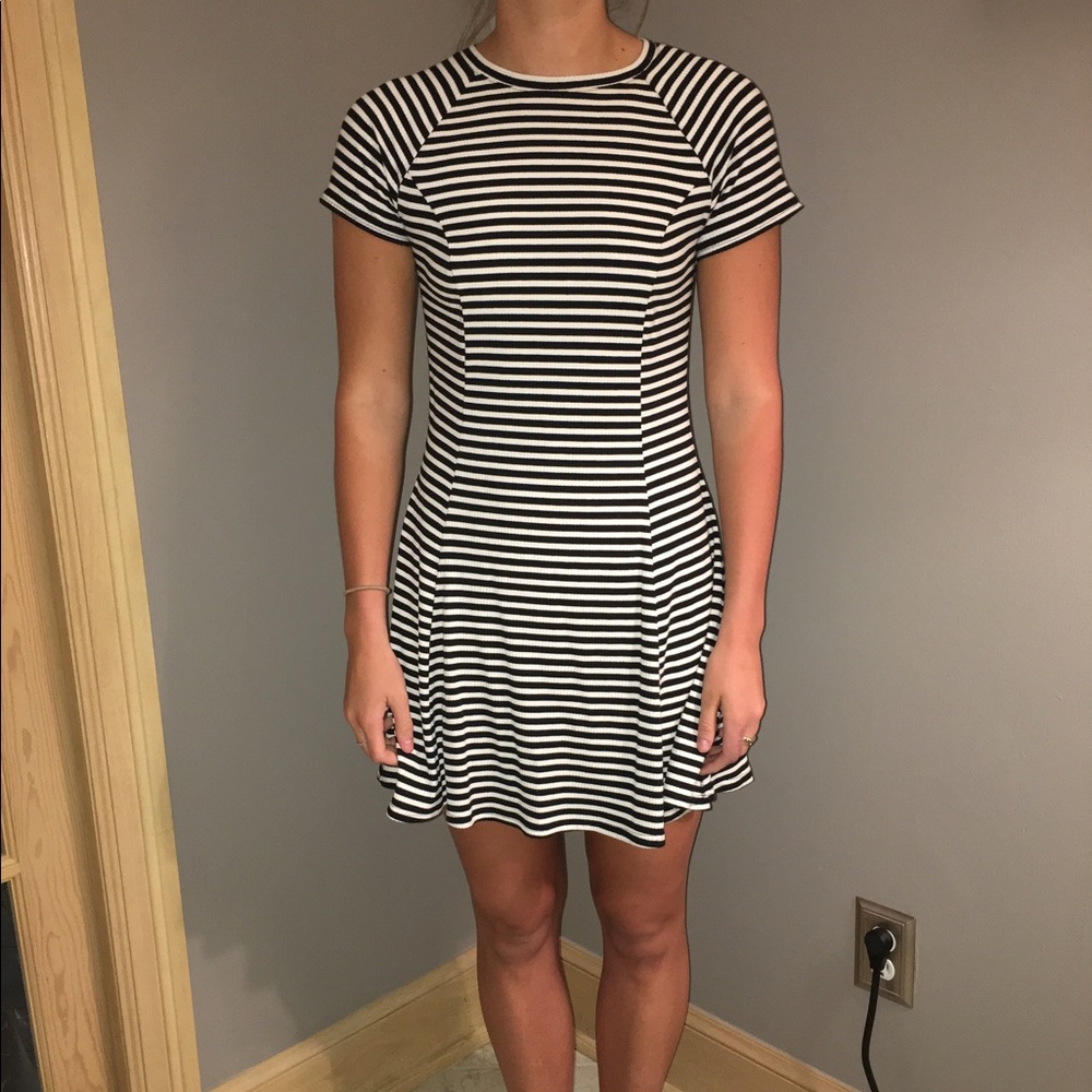 BDG striped tshirt fitted dress