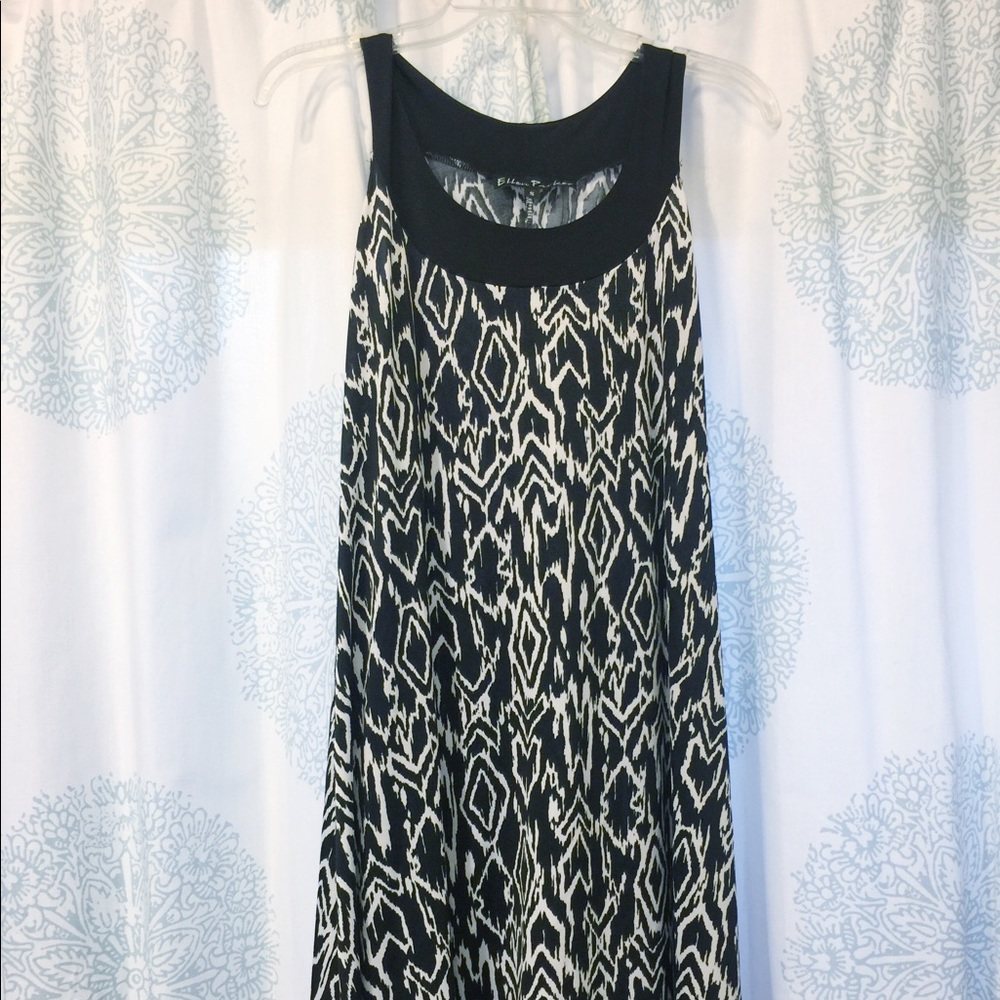 Black and white swing dress