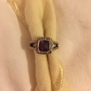 David Yurman Petite Albion Ring - Amethyst