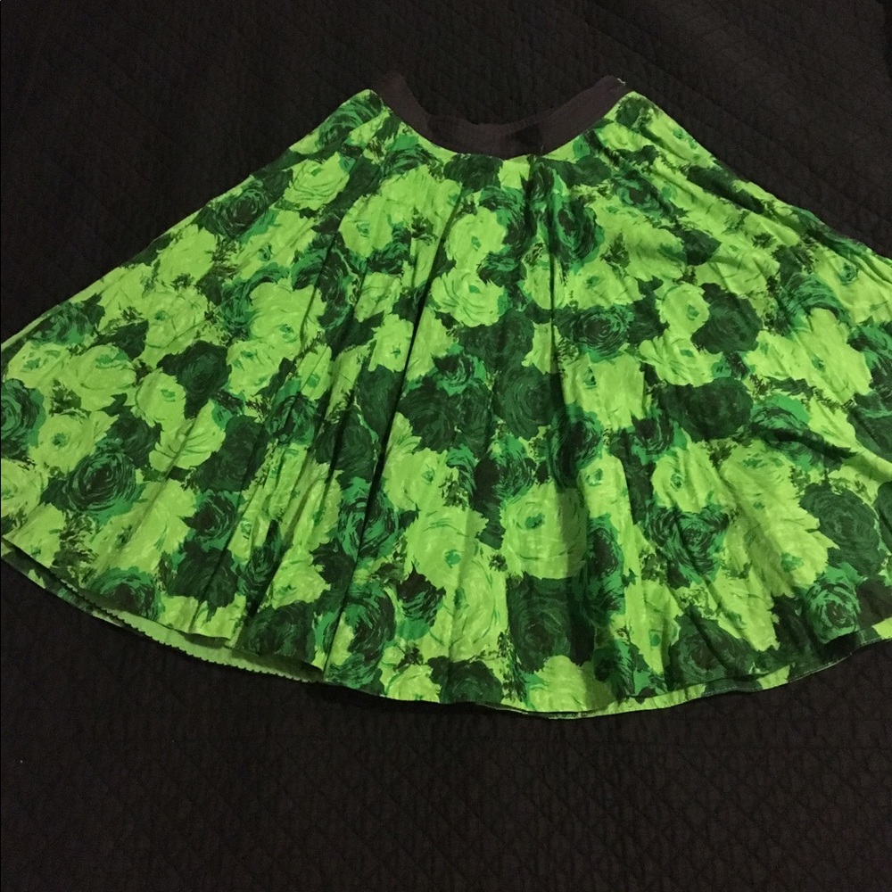 Anthropology floral skirt