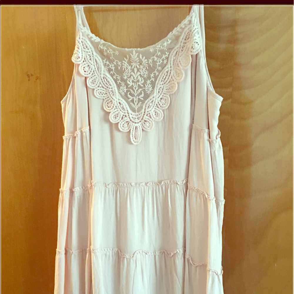 Forever 21 pale pink sun dress