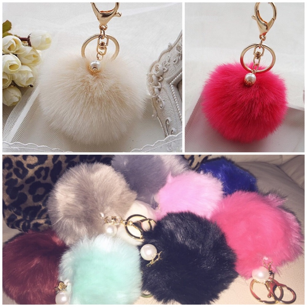 ❄️ Multi Big Color Pom Pom Charms - Picture 1 of 3