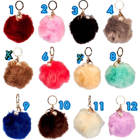 ❄️ Multi Big Color Pom Pom Charms - Picture 2 of 3