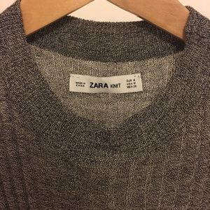 Gray High low slit dress