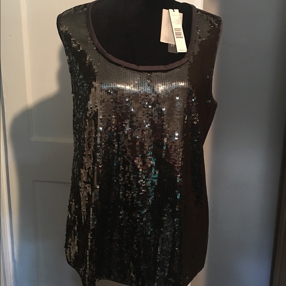 Elie Tahari Sequined Tank