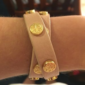 Tory Butch Double Wrap Logo Bracelet
