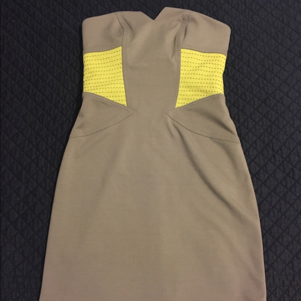 Bcbg strapless dress
