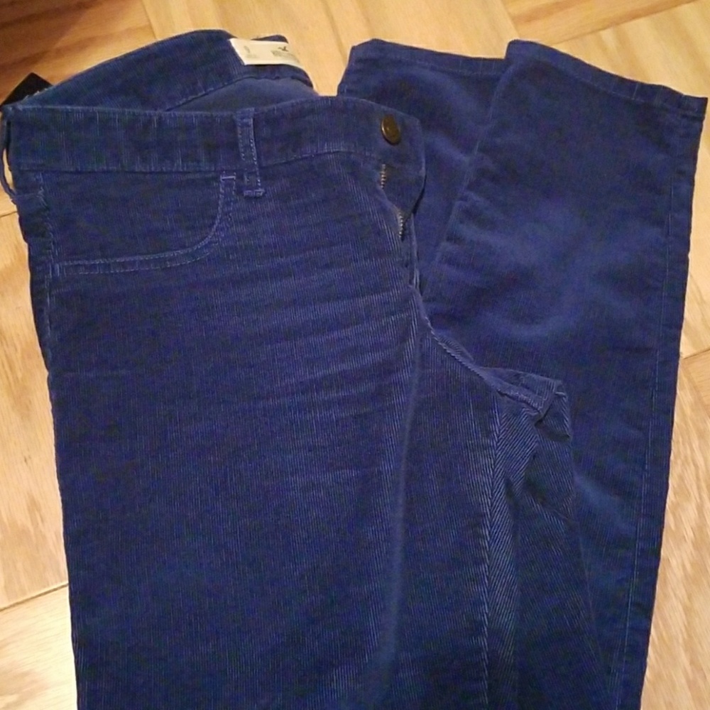 Blue and Red Pants