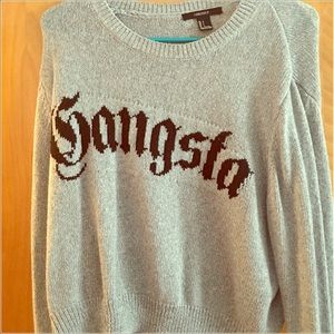Gangsta knit sweater