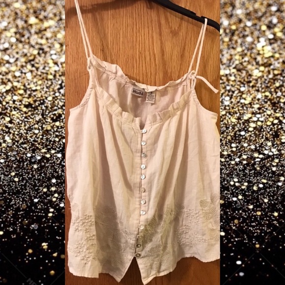 Weekend Sale $12 Mudd Small Boho Tank - Picture 1 of 1