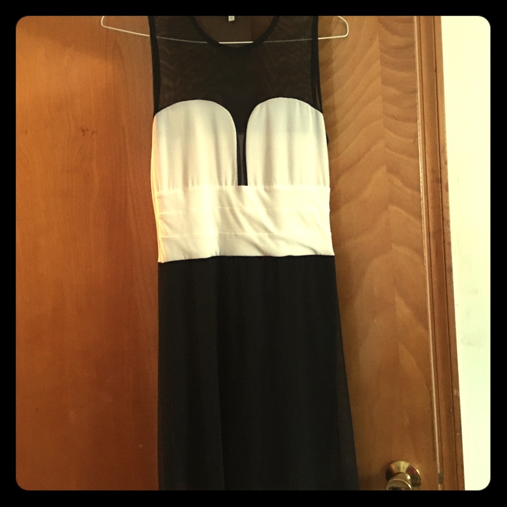 Sheer long Charlotte Russe dress