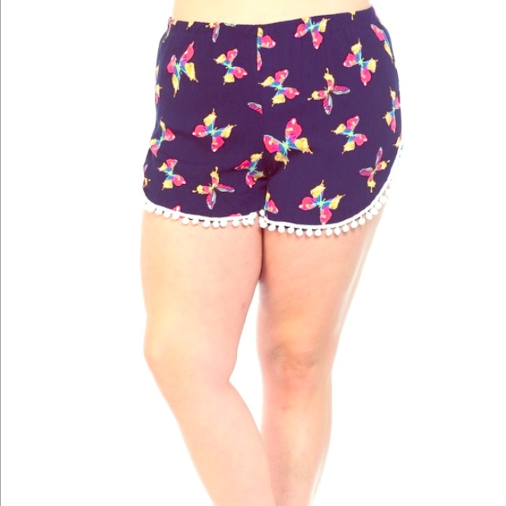 Plus butterfly shorts