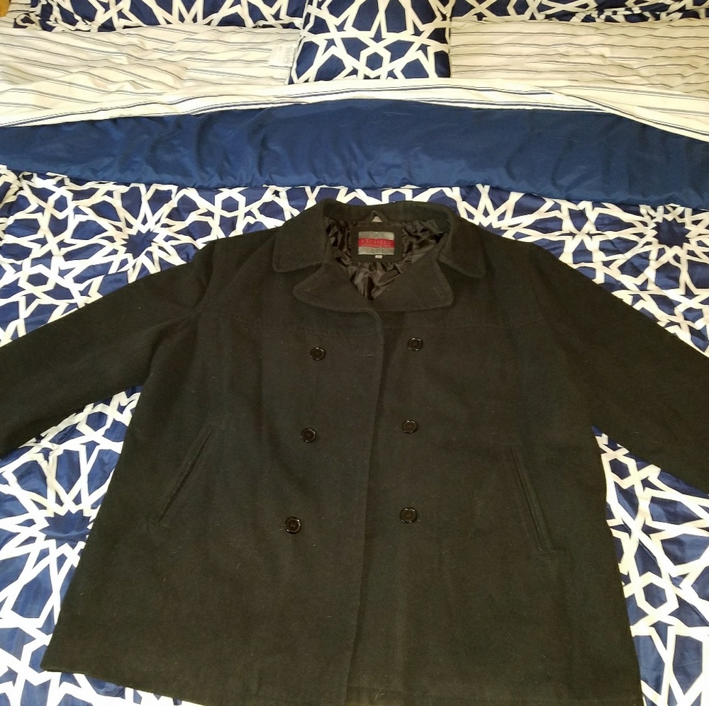 Excelled Mens Collection 4X wool peacoat