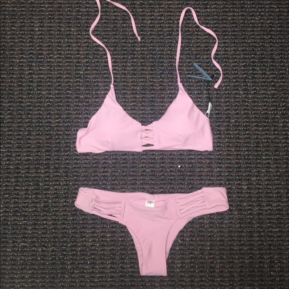 Cupshe pink bikini