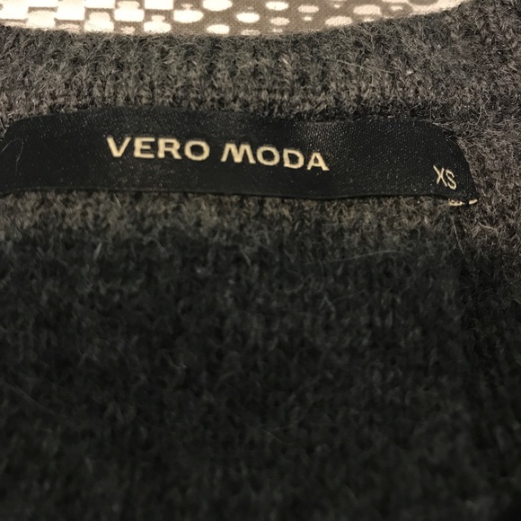 Vero moda O-neck knit gray cardigan. - Picture 4 of 5