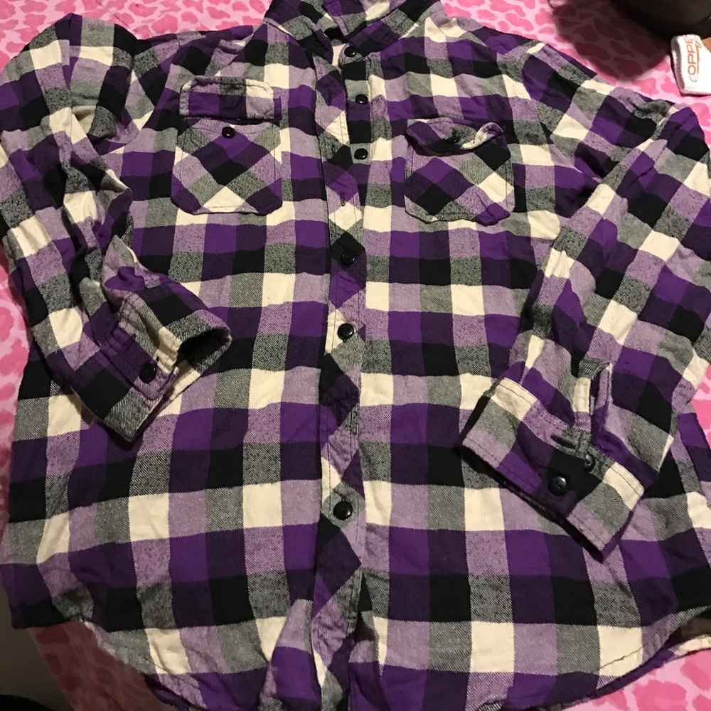 Purple flannel