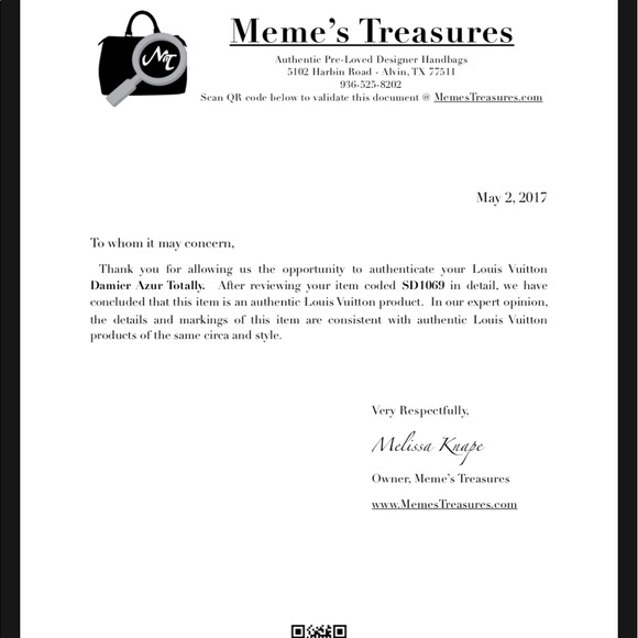 ❗️SOLD💃💃💃Louis Vuitton Damier Azur Totally Mm - Picture 8 of 8