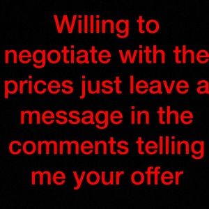Negotiation on prices
