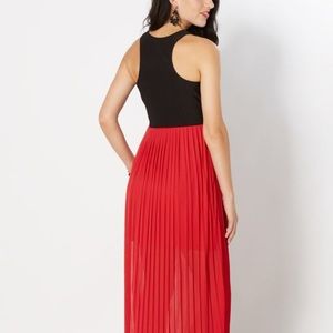 Caged sweetheart maxi dress
