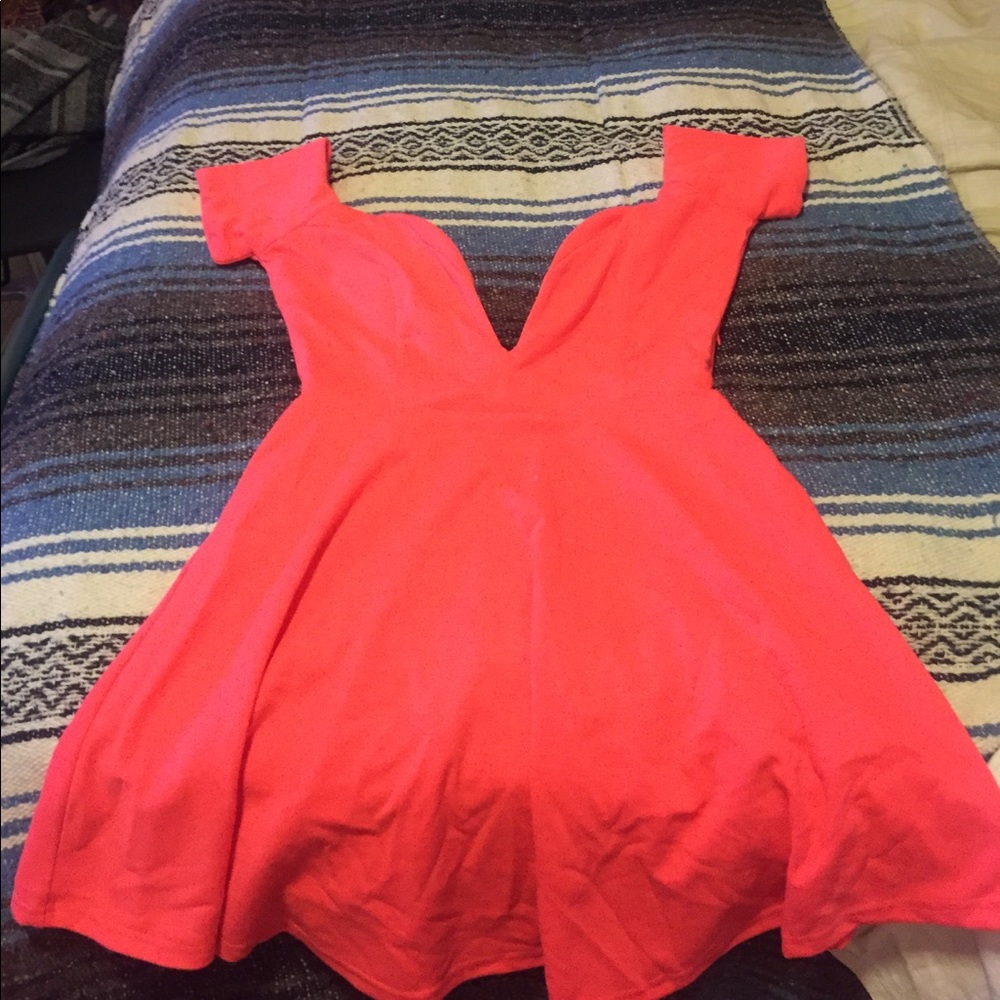 beautiful off the shoulder dress from Sabo Skirt.